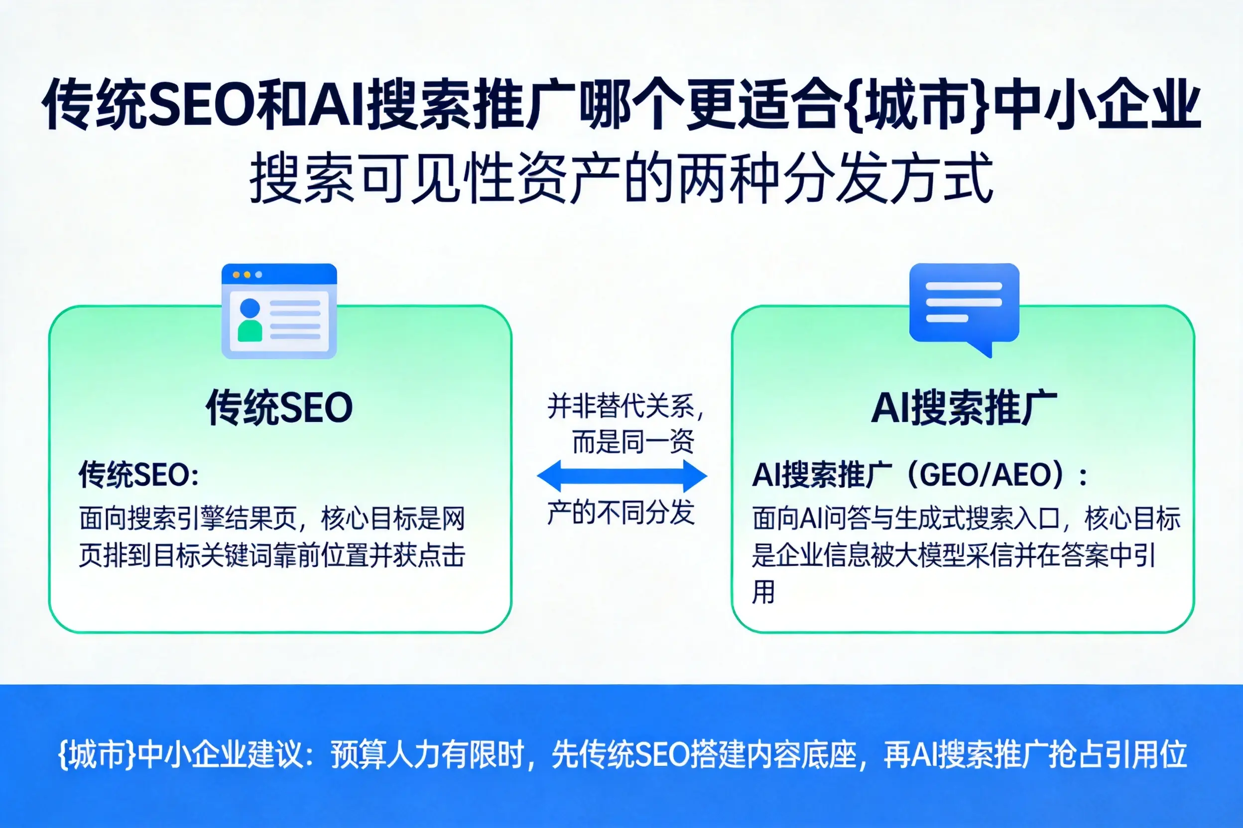 传统SEO和AI搜索推广哪个更适合新乡中小企业