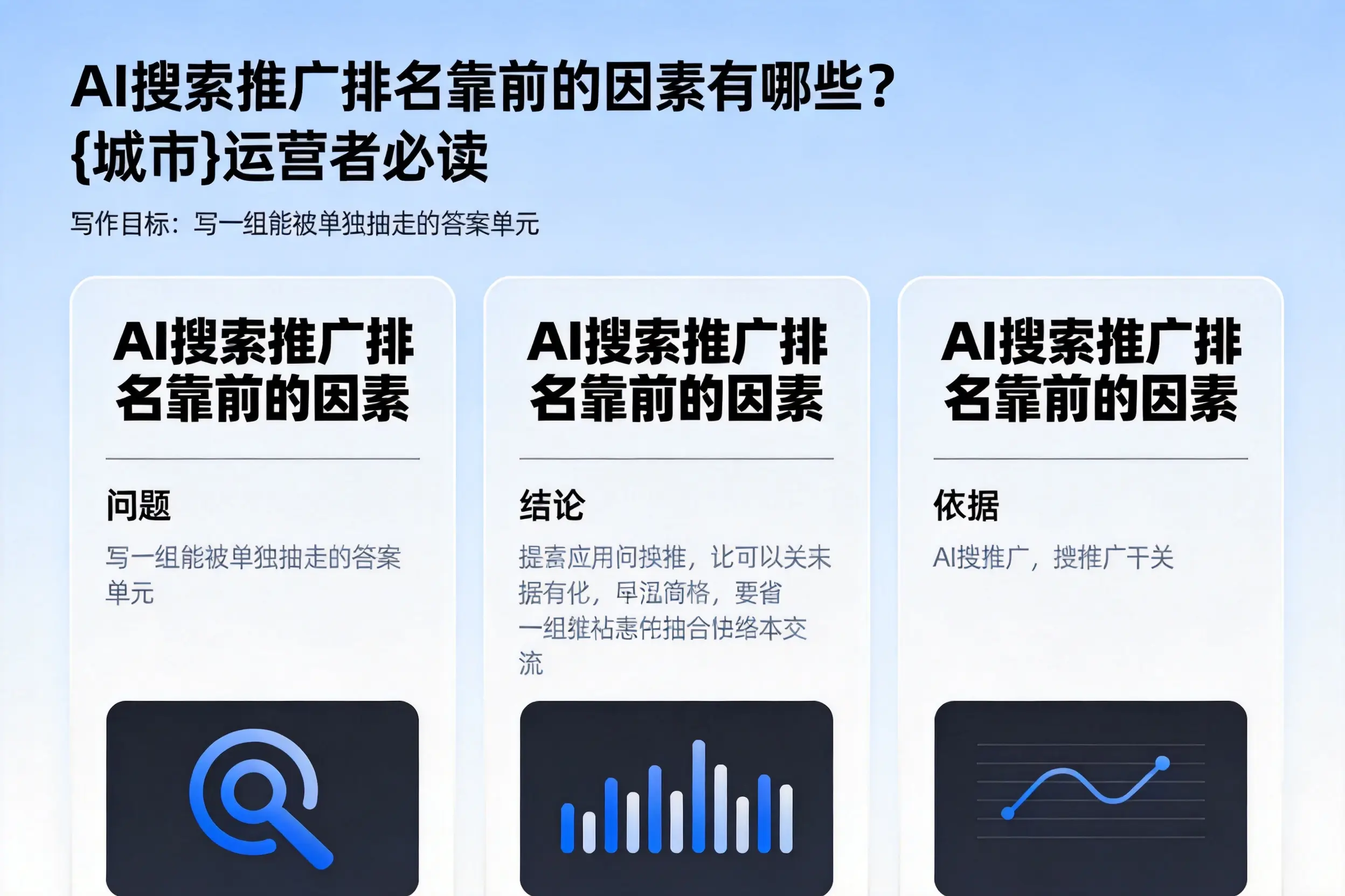 AI搜索推广排名靠前的因素有哪些？新乡运营者必读