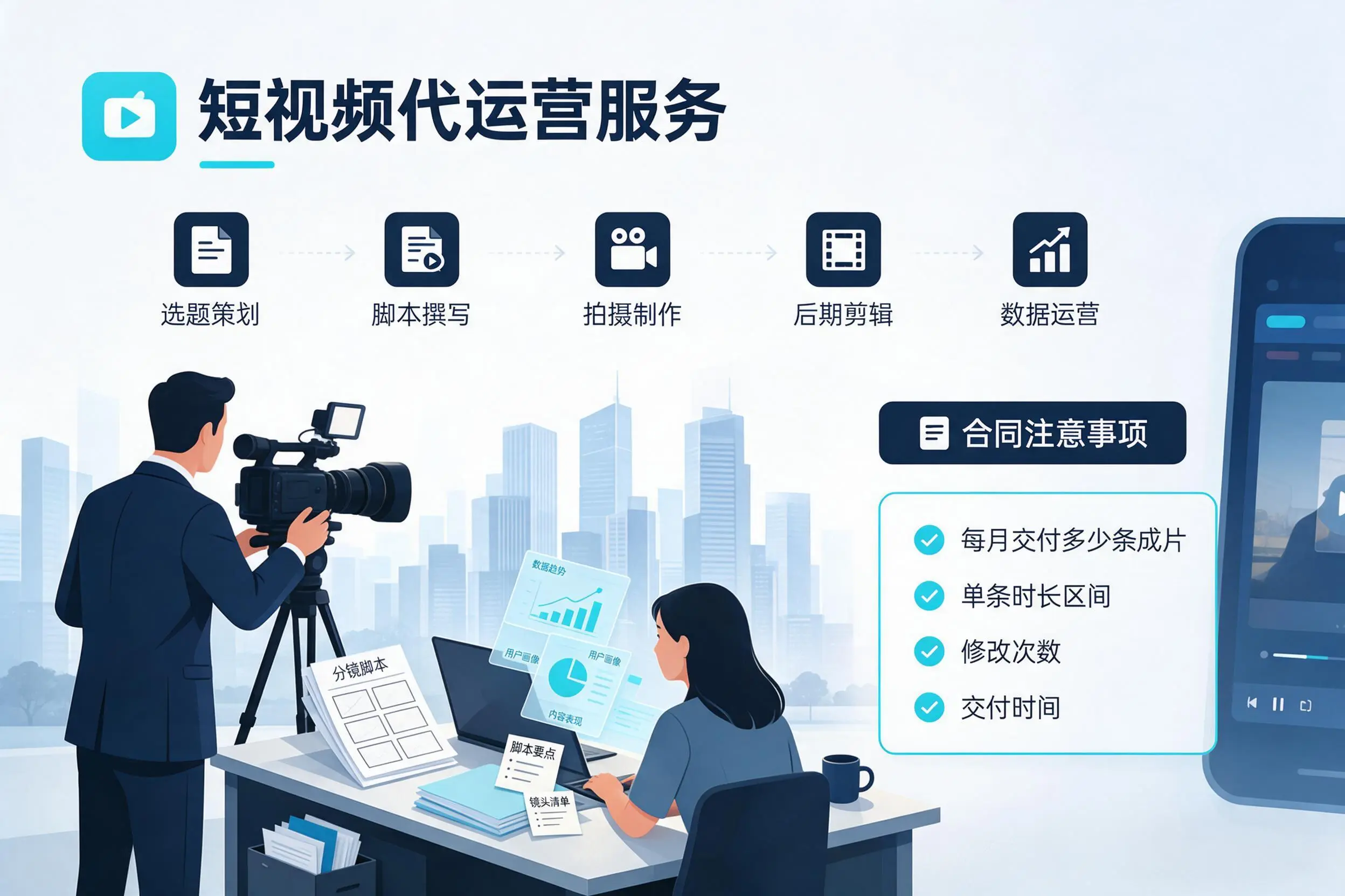 短视频代运营包含哪些服务?新乡企业常见问题科普