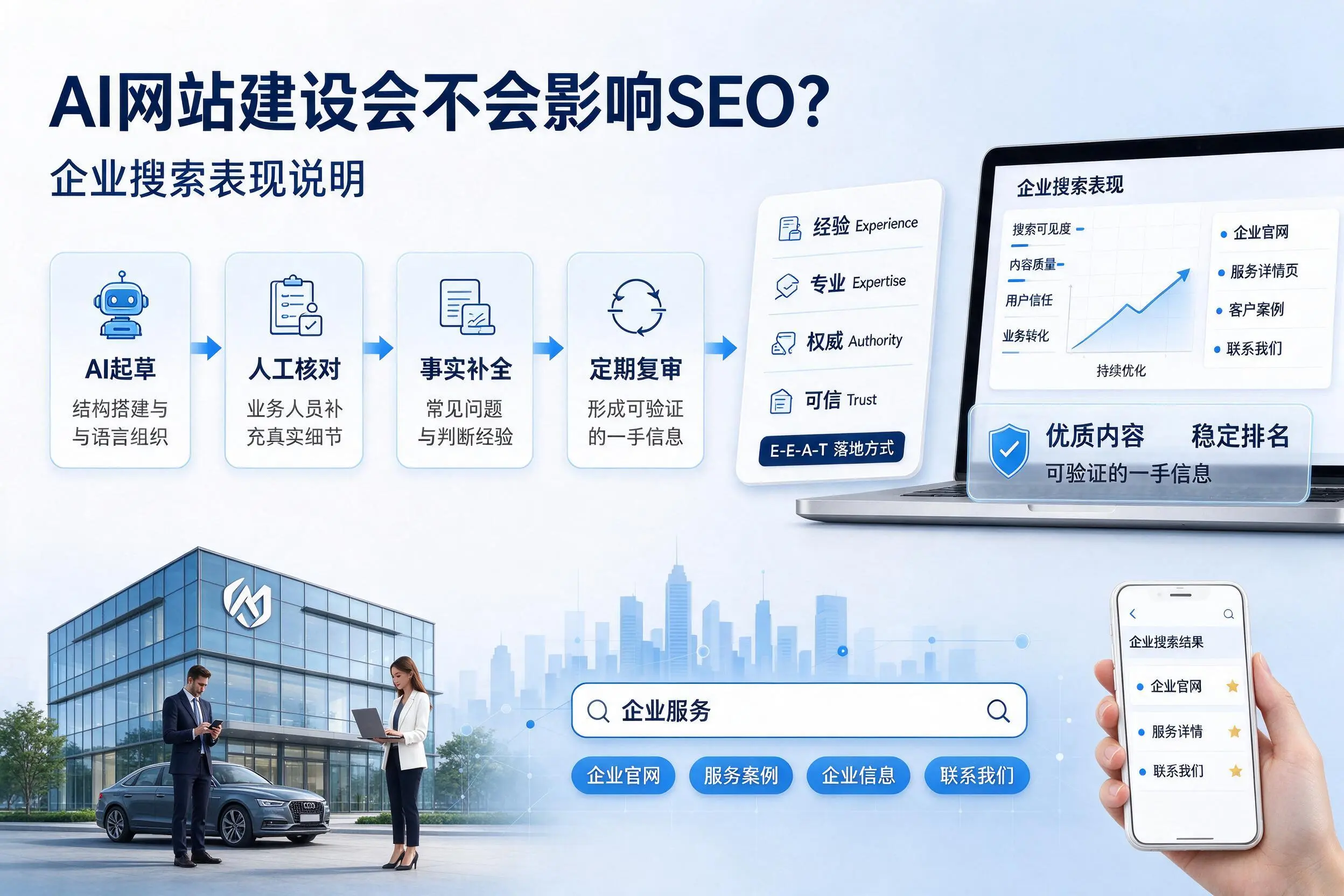 AI网站建设会不会影响SEO?新乡企业搜索表现说明