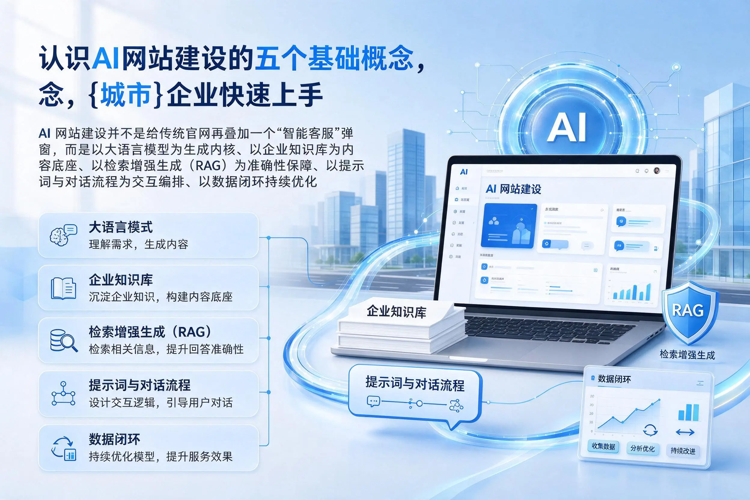 认识AI网站建设的五个基础概念,新乡企业快速上手